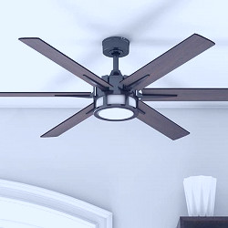 Honeywell Kaliza LED 6-blade 56-inch Espresso Bronze Ceiling Fan with  Remote - On Sale - - 29862631